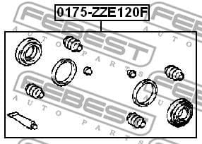 Repair Kit, brake caliper 0175-ZZE120F - image 2