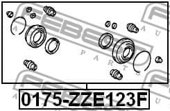 Repair Kit, brake caliper 0175-ZZE123F - image 2