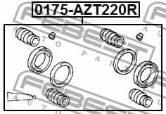 Repair Kit, brake caliper 0175-AZT220R - image 2