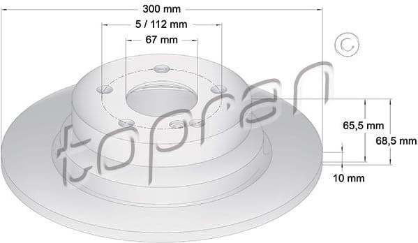 Brake Disc COATED 401 054