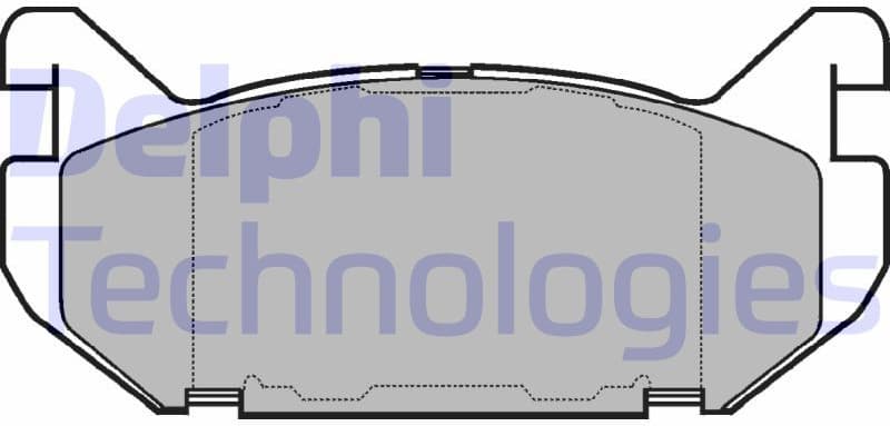 Brake Pad Set, disc brake LP802