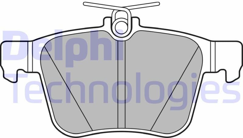 Brake Pad Set, disc brake LP2697