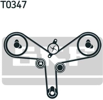 Timing belt kit VKMA91907 - image 2