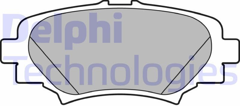 Brake Pad Set, disc brake LP2702