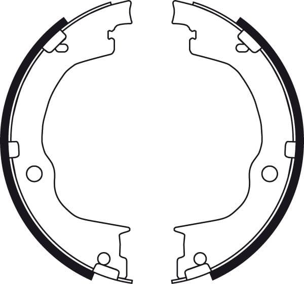 Brake Shoe Set, parking brake GS8749 - image 4