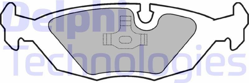 Brake Pad Set, disc brake LP442