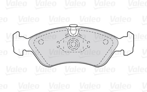 Brake Pad Set, disc brake ESSENTIAL 301184