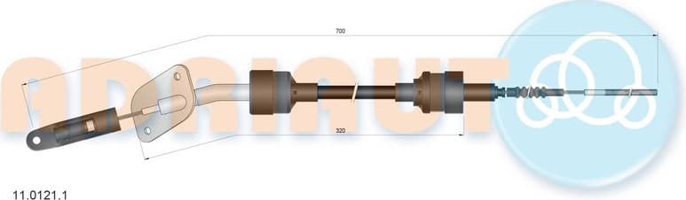 Cable Pull, clutch control 11.0121.1