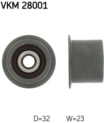 Deflection Pulley/Guide Pulley, timing belt VKM 28001 - image 2