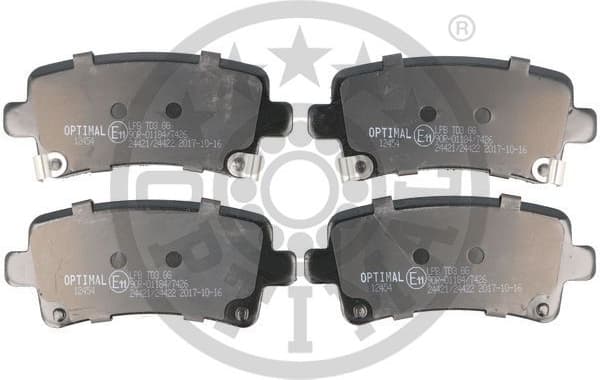 Brake Pad Set, disc brake BP-12454