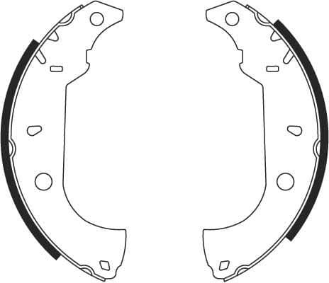 Brake Shoe Set GS8614 - image 3