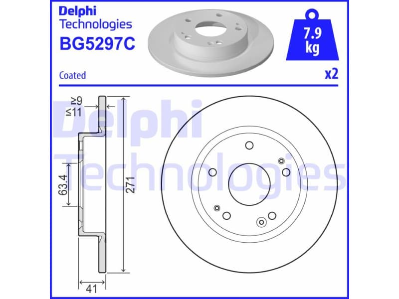 Brake Disc BG5297C