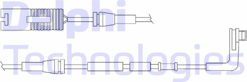 Warning Contact, brake pad wear LZ0206