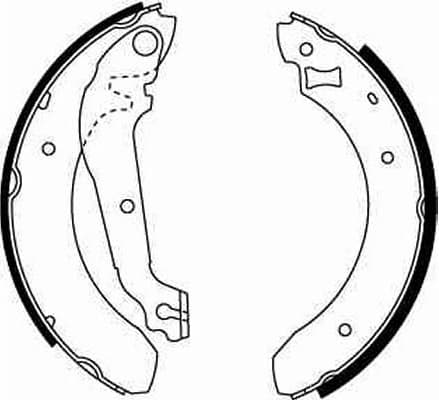 Brake Shoe Set GS6207 - image 3