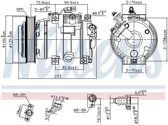 Compressor, air conditioning ** FIRST FIT ** 890882 - image 6