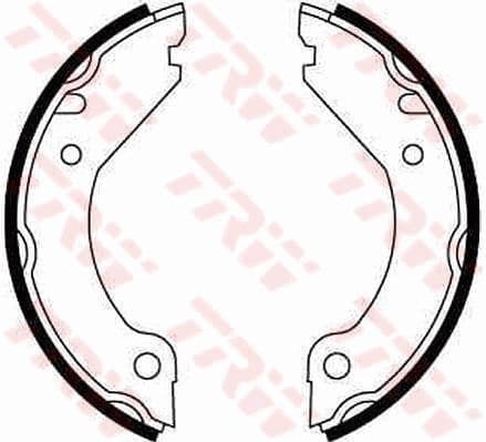 Brake Shoe Set, parking brake GS8204 - image 2