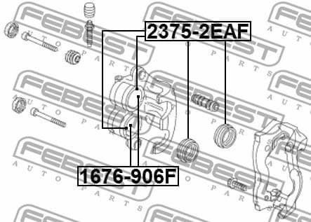 Repair Kit, brake caliper 2375-2EAF - image 2