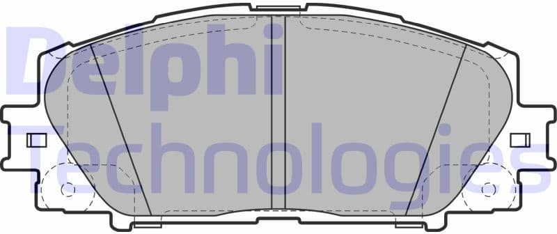 Brake Pad Set, disc brake LP2135