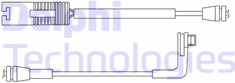 Warning Contact, brake pad wear LZ0179