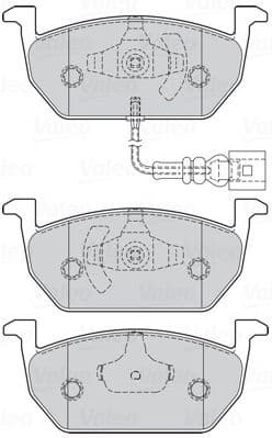 Brake Pad Set, disc brake ESSENTIAL 302222 - image 2