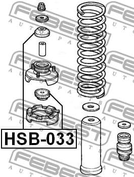 Spacer Tube, shock absorber HSB-033 - image 2