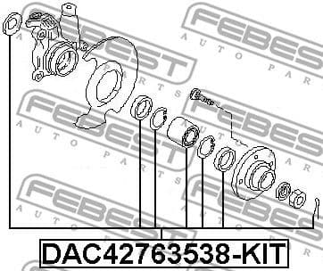 Wheel Bearing Kit DAC42763538-KIT - image 2
