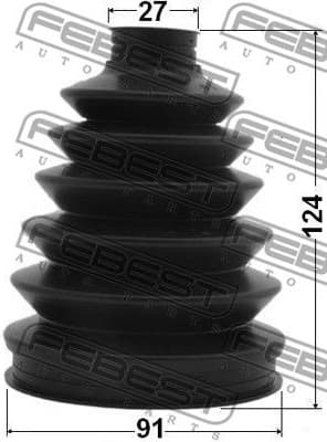 Bellow, drive shaft 0317P-CL20 - image 2