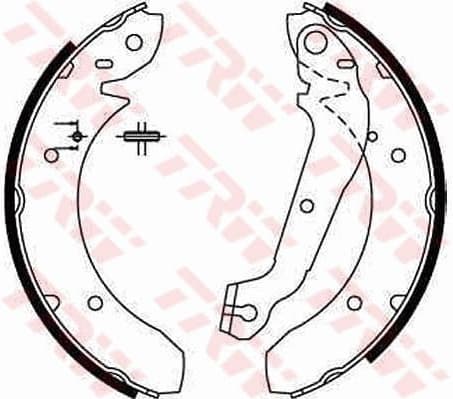 Brake Shoe Set GS6166 - image 2