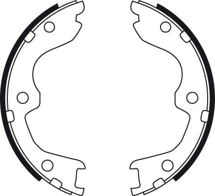 Brake Shoe Set, parking brake GS8730 - image 4
