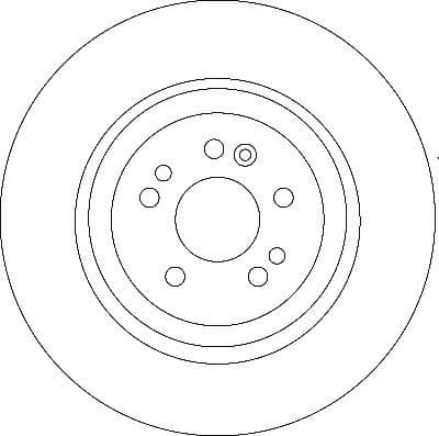 Brake Disc TRW SINGLE DF4222S - image 4