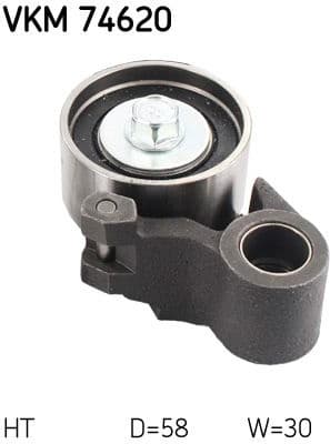 Tensioner Pulley, timing belt VKM 74620 - image 2