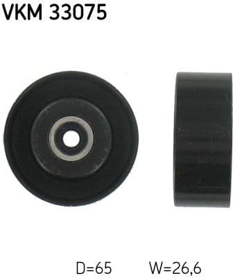 Deflection/Guide Pulley, V-ribbed belt VKM 33075 - image 2