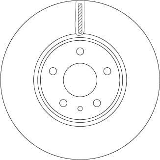 Brake discs kit front (2pcs), Top Quality DF6811 - image 2