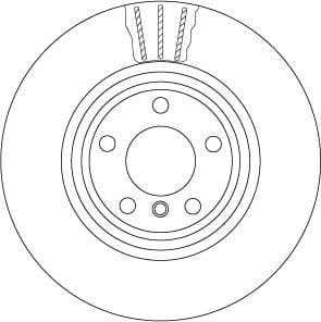 Brake Disc TRW SINGLE DF6602S - image 4