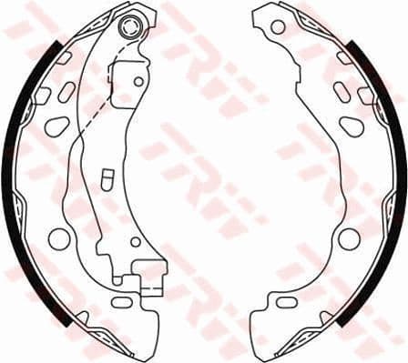 Brake Shoe Set GS8474 - image 2