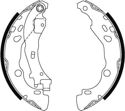 Brake Shoe Set GS8474 - image 3
