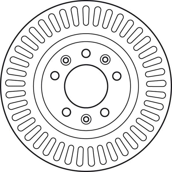 Brake Disc TRW SINGLE DF6020S - image 4