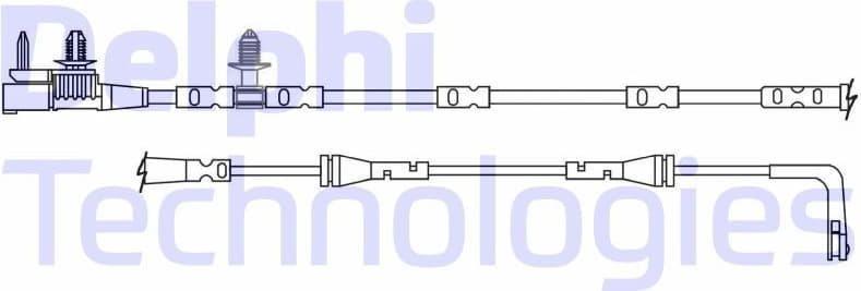 Warning Contact, brake pad wear LZ0314