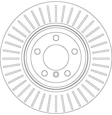 Brake Disc TRW SINGLE DF6476S - image 4