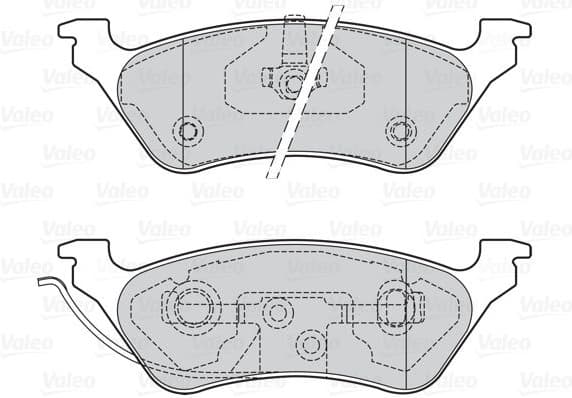 Brake Pad Set, disc brake ESSENTIAL 302057 - image 2