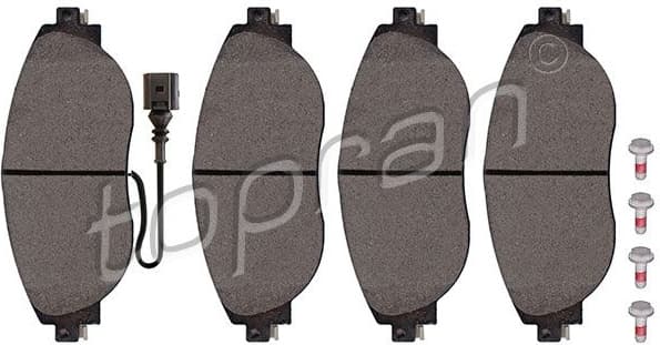 Brake Pad Set, disc brake 115 177