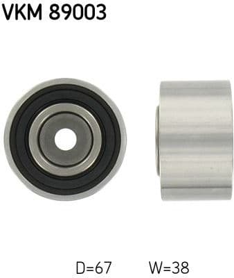 Deflection Pulley/Guide Pulley, timing belt VKM 89003 - image 2