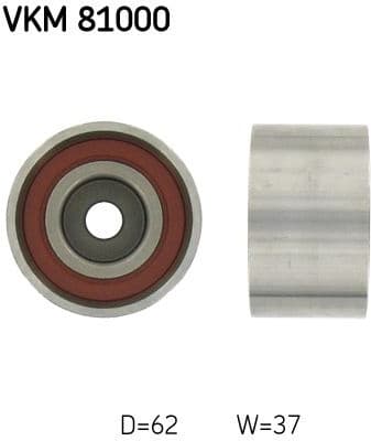 Deflection Pulley/Guide Pulley, timing belt VKM 81000 - image 2