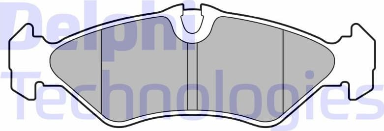 Brake Pad Set, disc brake LP3664