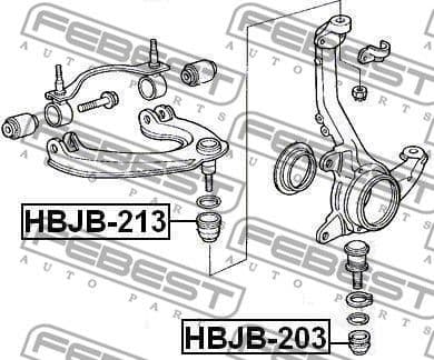 Bellow, ball joint HBJB-203 - image 2