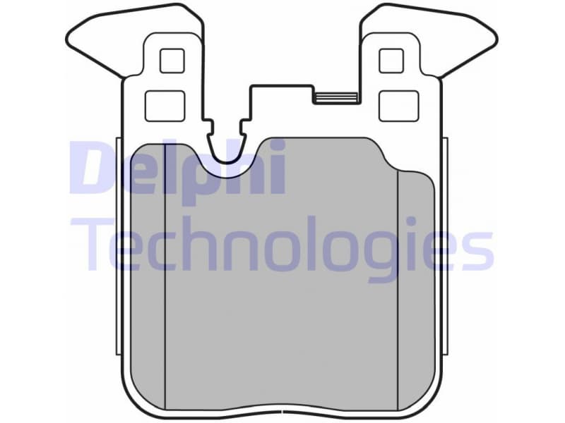 Brake Pad Set, disc brake LP2660