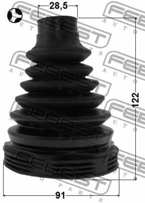 Bellow, drive shaft 2115P-KUGT - image 2