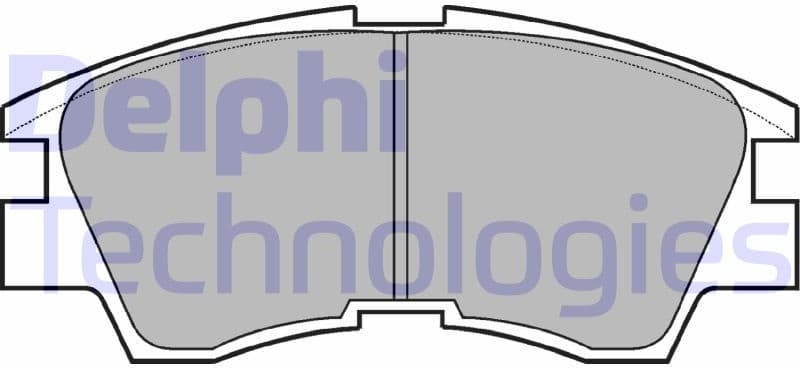 Brake Pad Set, disc brake LP633