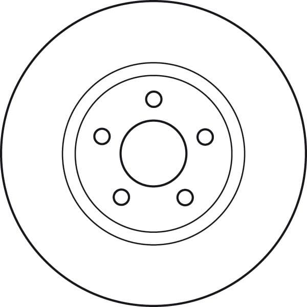 Brake Disc TRW SINGLE DF4874S - image 4
