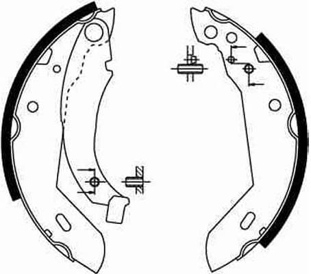 Brake Shoe Set GS8158 - image 2